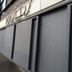 Restaurant Kaisers, Sturmflut Stahlschott geschlossen