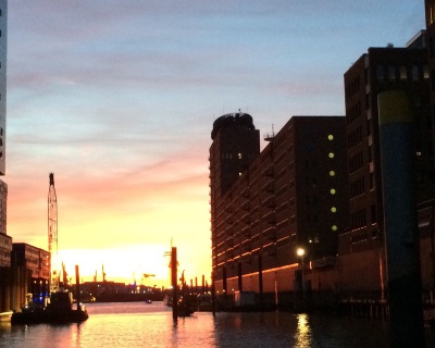 Sunset Hafencity